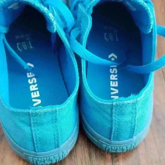 Converse Chuck Taylor All Star Lo Top Blue Sneaker M4 W6 - Picture 6 of 9